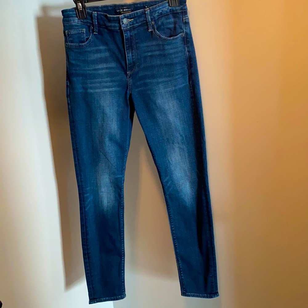 Lucky Brand Bridgette Skinny High Rise Denim Jean